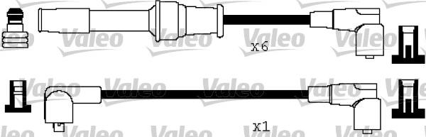 Valeo 346162 - Комплект проводов зажигания autosila-amz.com