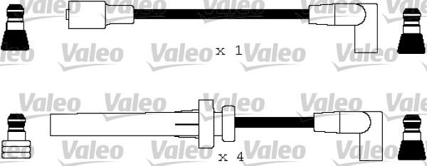 Valeo 346167 - Комплект проводов зажигания autosila-amz.com