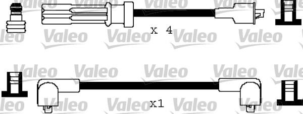 Valeo 346108 - Комплект проводов зажигания autosila-amz.com