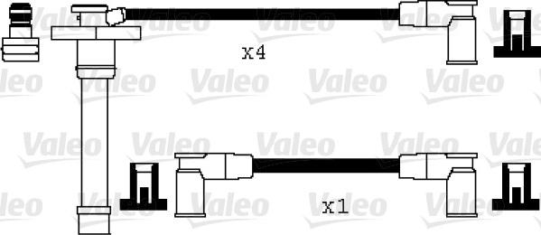Valeo 346102 - Комплект проводов зажигания autosila-amz.com