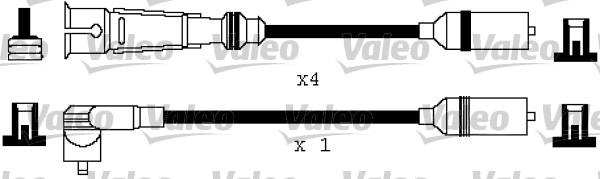 Valeo 346111 - Комплект проводов зажигания autosila-amz.com