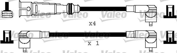 Valeo 346112 - Комплект проводов зажигания autosila-amz.com