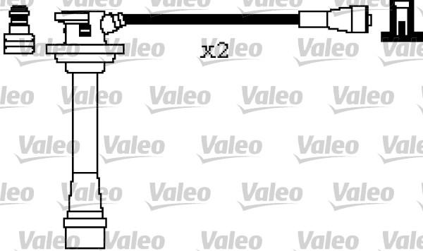 Valeo 346187 - Комплект проводов зажигания autosila-amz.com
