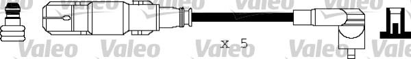 Valeo 346123 - Комплект проводов зажигания autosila-amz.com