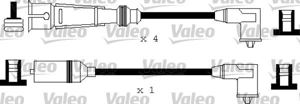 Valeo 346176 - Комплект проводов зажигания autosila-amz.com