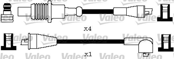 Valeo 346396 - Комплект проводов зажигания autosila-amz.com
