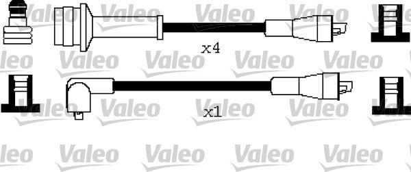 Valeo 346398 - Комплект проводов зажигания autosila-amz.com