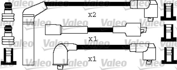 Valeo 346340 - Комплект проводов зажигания autosila-amz.com