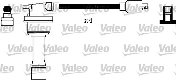 Valeo 346348 - Комплект проводов зажигания autosila-amz.com