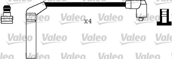 Valeo 346354 - Комплект проводов зажигания autosila-amz.com