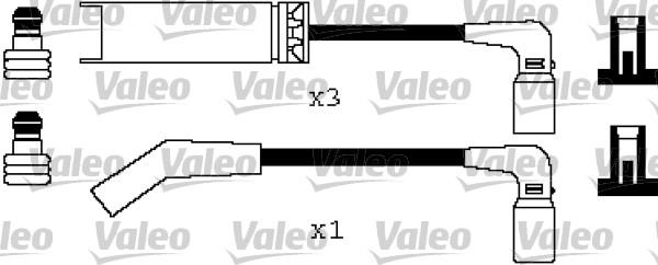 Valeo 346355 - Комплект проводов зажигания autosila-amz.com
