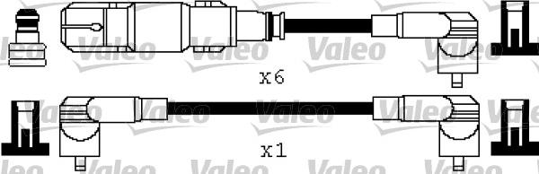 Valeo 346369 - Комплект проводов зажигания autosila-amz.com