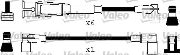 Valeo 346360 - Комплект проводов зажигания autosila-amz.com