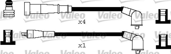 Valeo 346309 - Комплект проводов зажигания autosila-amz.com