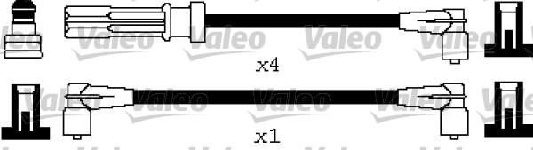 Valeo 346306 - Комплект проводов зажигания autosila-amz.com