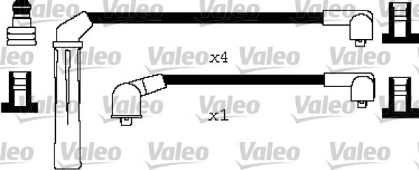 Valeo 346308 - Комплект проводов зажигания autosila-amz.com