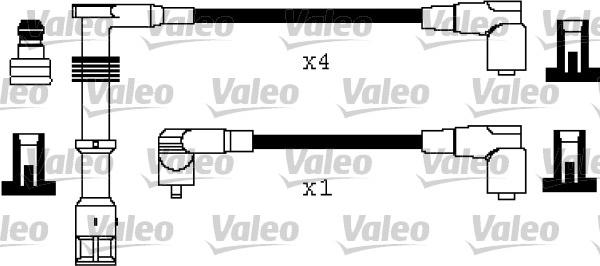 Valeo 346319 - Комплект проводов зажигания autosila-amz.com