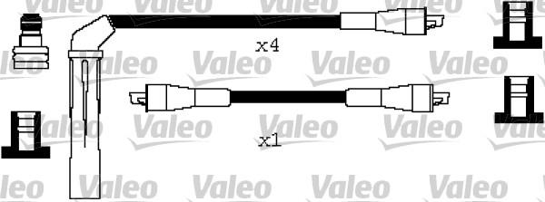Valeo 346310 - Комплект проводов зажигания autosila-amz.com