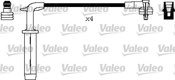 Valeo 346312 - Комплект проводов зажигания autosila-amz.com