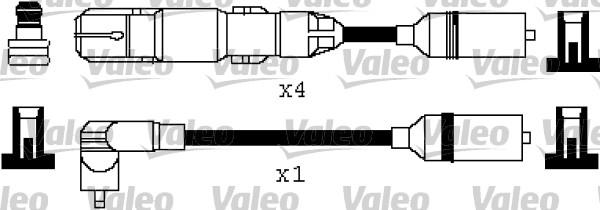 Valeo 346317 - Комплект проводов зажигания autosila-amz.com