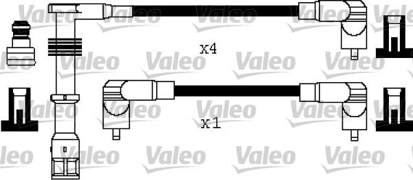 Valeo 346384 - Комплект проводов зажигания autosila-amz.com