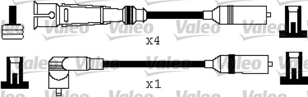 Valeo 346385 - Комплект проводов зажигания autosila-amz.com