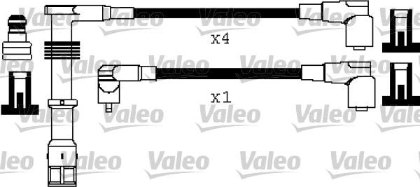 Valeo 346380 - Комплект проводов зажигания autosila-amz.com