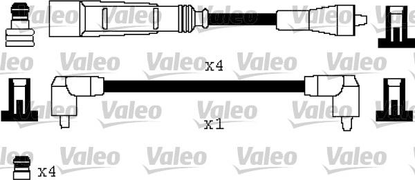 Valeo 346333 - Комплект проводов зажигания autosila-amz.com