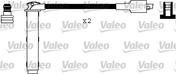 Valeo 346337 - Комплект проводов зажигания autosila-amz.com