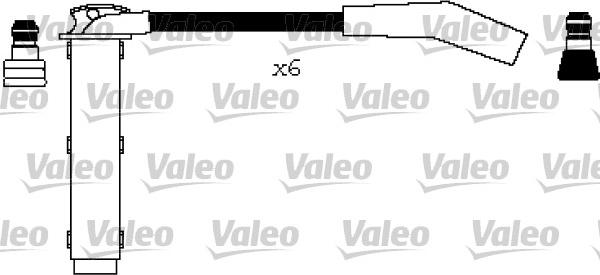 Valeo 346322 - Комплект проводов зажигания autosila-amz.com