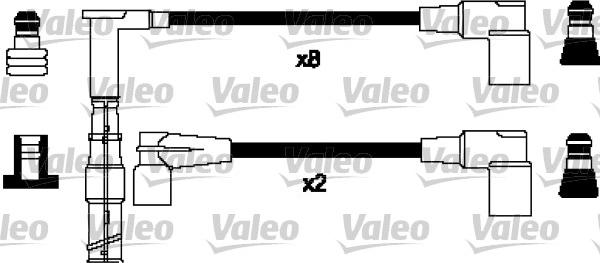 Valeo 346379 - Комплект проводов зажигания autosila-amz.com