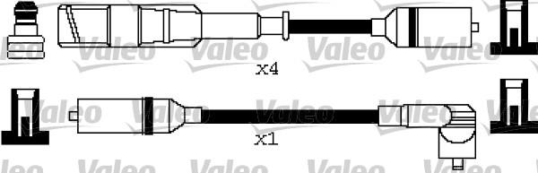 Valeo 346372 - Комплект проводов зажигания autosila-amz.com