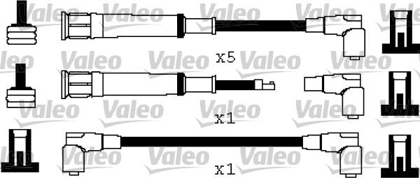 Valeo 346377 - Комплект проводов зажигания autosila-amz.com