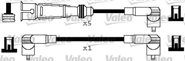 Valeo 346296 - Комплект проводов зажигания autosila-amz.com