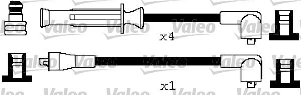 Valeo 346297 - Комплект проводов зажигания autosila-amz.com