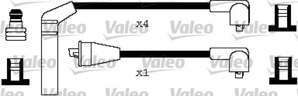 Valeo 346251 - Комплект проводов зажигания autosila-amz.com