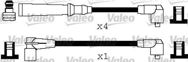 Valeo 346209 - Комплект проводов зажигания autosila-amz.com
