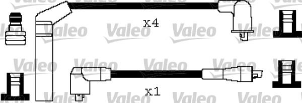 Valeo 346210 - Комплект проводов зажигания autosila-amz.com