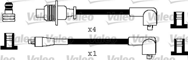 Valeo 346218 - Комплект проводов зажигания autosila-amz.com