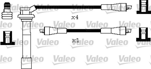 Valeo 346288 - Комплект проводов зажигания autosila-amz.com