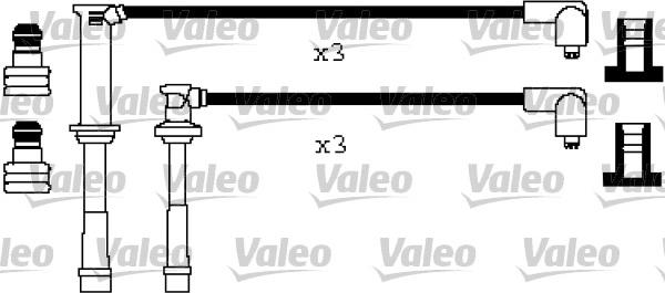 Valeo 346283 - Комплект проводов зажигания autosila-amz.com
