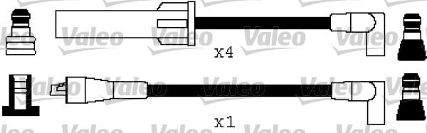 Valeo 346231 - Комплект проводов зажигания autosila-amz.com