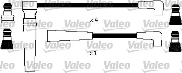 Valeo 346233 - Комплект проводов зажигания autosila-amz.com