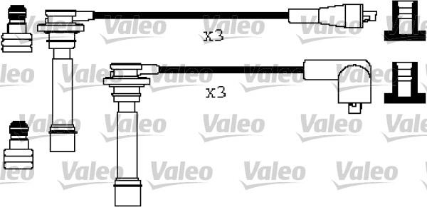 Valeo 346275 - Комплект проводов зажигания autosila-amz.com