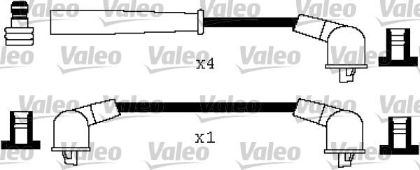 Valeo 346278 - Комплект проводов зажигания autosila-amz.com
