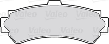 Valeo 301449 - Тормозные колодки, дисковые, комплект autosila-amz.com