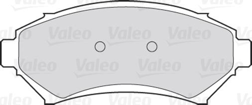 Valeo 301458 - Тормозные колодки, дисковые, комплект autosila-amz.com