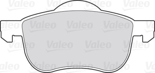 Valeo 301479 - Тормозные колодки, дисковые, комплект autosila-amz.com