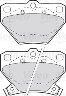 Valeo 301577 - Тормозные колодки, дисковые, комплект autosila-amz.com