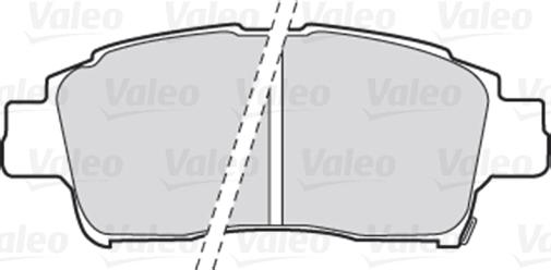 Valeo 301606 - VL301606 колодки дисковые передние!\ Toyota Yaris 1.0/1.3/1.5/1.4D 99> autosila-amz.com